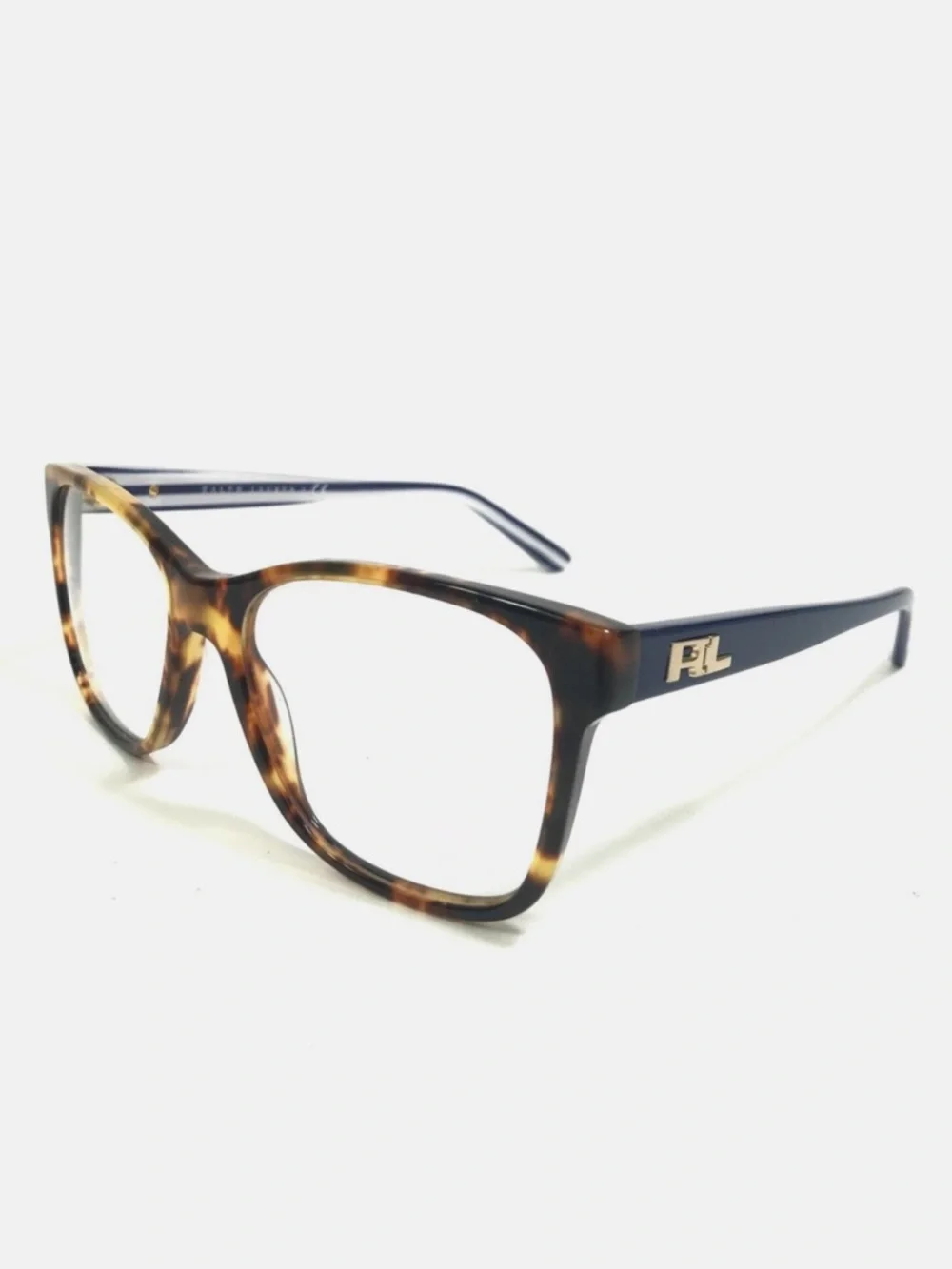 Ralph Lauren Eyeglasses Frames RL6120 5351 Blue White Brown Tortoise 52-16-140